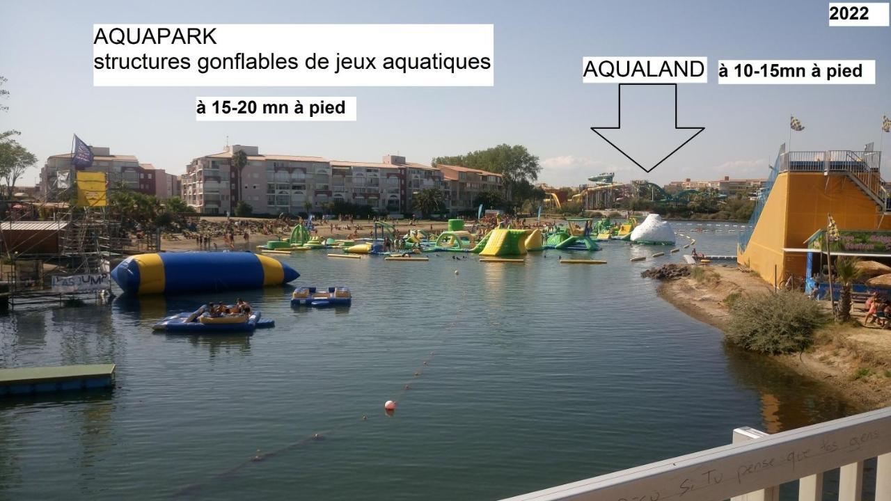 アグドLara 3 - T2 Loggia Piscine 2 Lits Doubles Parking Pres Du Centre-Port Et Ile Loisirsアパートメント エクステリア 写真